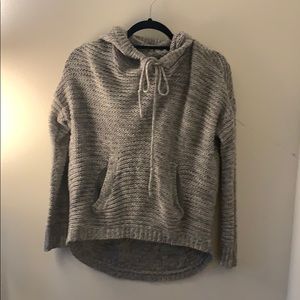 QUINN heather grey summer sweater